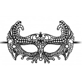 Черная кружевная маска ручной работы Empress Black Lace Mask
