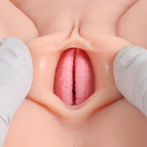 Мастурбатор Victoria с вагиной и анусом без вибрации